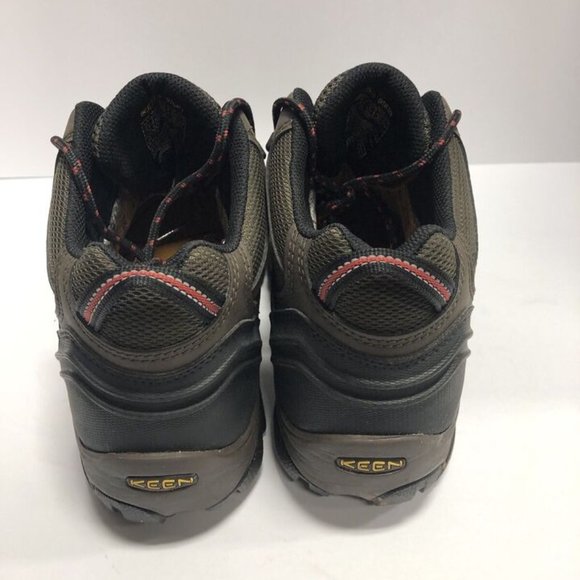 Keen Men’s Lansing Mid Waterproof Steel Toe Boots, Size 10 Wide